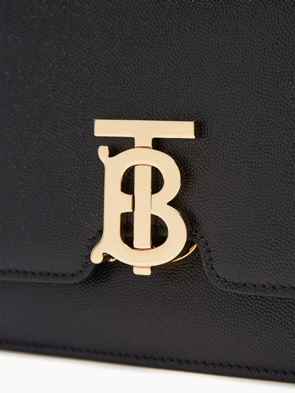 TB Monogram Grainy Leather Cross Body Bag